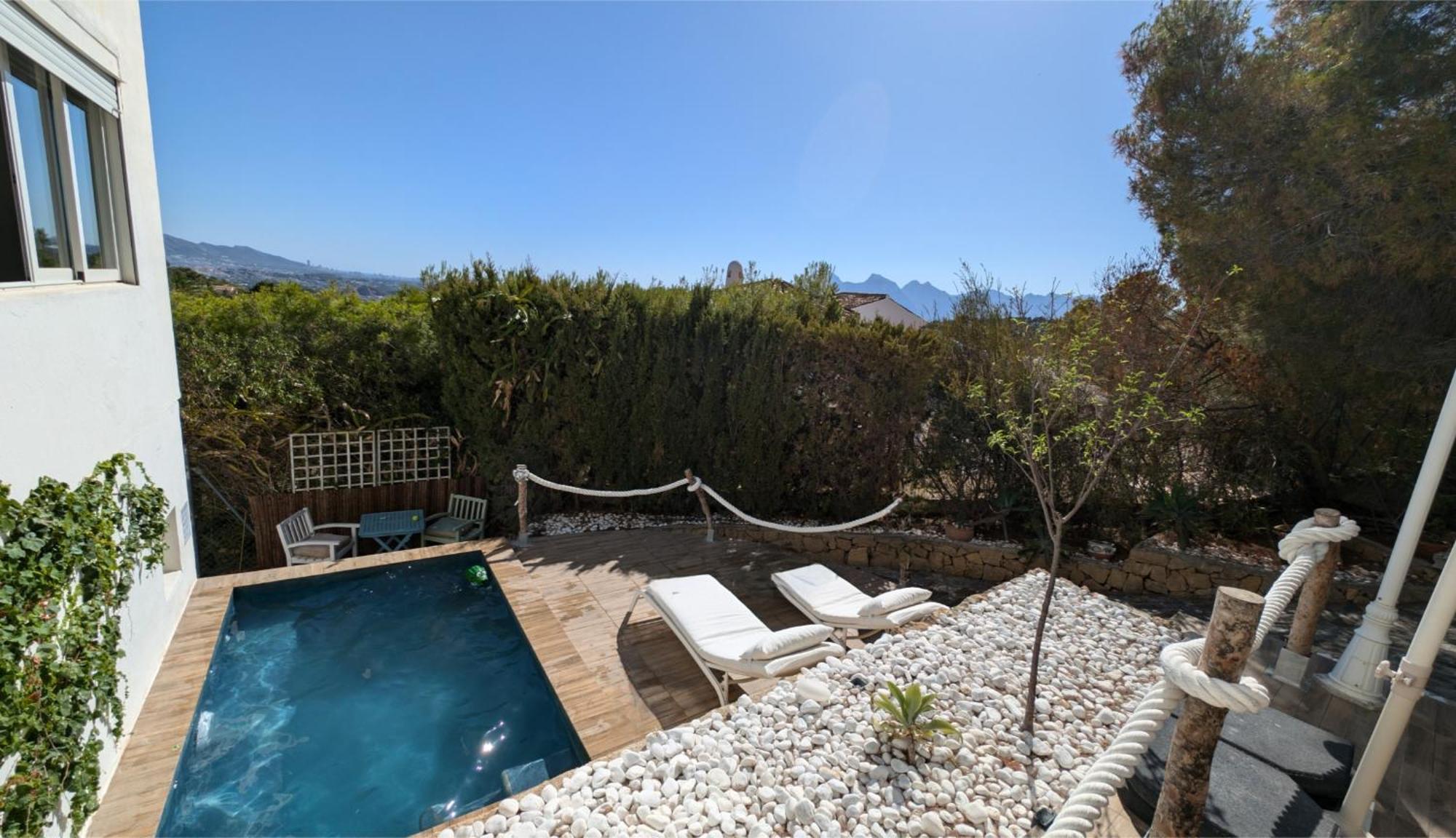 Villa Altea Moderna Vistas Panoramicas Exterior foto