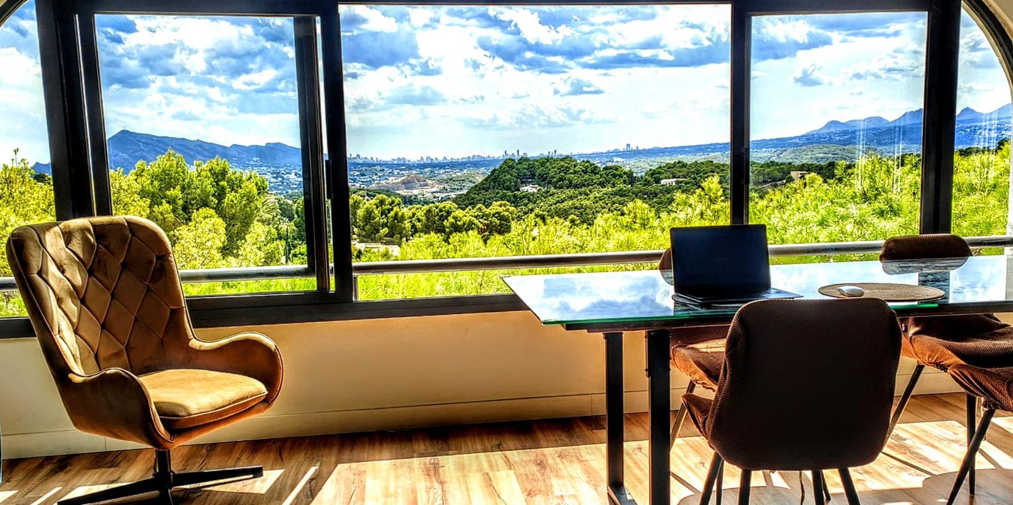 Villa Altea Moderna Vistas Panoramicas Exterior foto